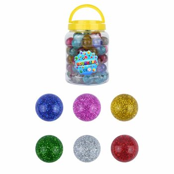 Mirdzošas Bumbiņas-Lēcējas Ø3.3cm (72 gabali)