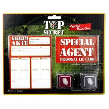 TOP SECRET – SPECIĀLAIS AGENTS, PIRKSTU NOSPIEDUMU KOMPLEKTS (12 gab.)