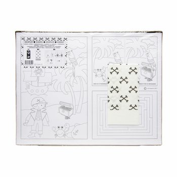 PILNS HORECA KOMPLEKTS PIRĀTS - 48x zīmuļu komplekti + 100x krāsojamās lapas + 100x salvetes (248 gab.)