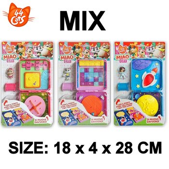 44CATS MIAO CITY BLISTERĪ - IZM: 18x4x28 CM - DAŽĀDI VEIDI (40 gab.)