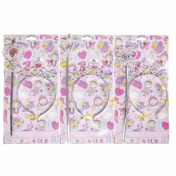 PRINCESES SKEPTRS + TIĀRA UZ KARTES (12 gab.)