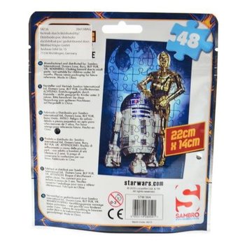 STAR WARS PUZLE PĀRSTEIGUMA MAISIŅĀ 22 X 14 CM (8 gab.)