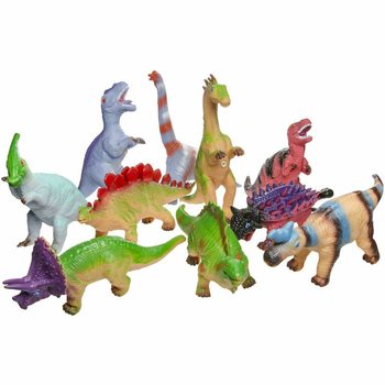 Dinozauru pasaule: Lielas dinozauru figūriņas - Mikss displejā (12 gab.)