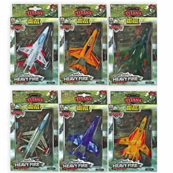 Metāla F16 Lidmašīnas Die-Cast (6 gab.)