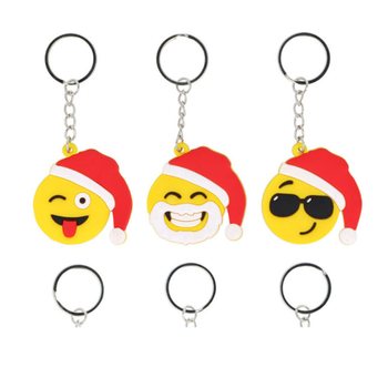 ZIEMASSVĒTKU SMILEY ATSLĒGU PIEKARIŅI (12 gab.)