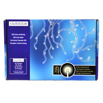 ĀRA ZIEMASSVĒTKU APGAISMOJUMS - VIRTENE AR 150 LED LAMPINĀM 2,9 METRI