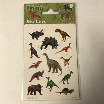 UZLĪMJU LOKSNES: DINOZAURI, 16 x 9 cm (10 gab.)