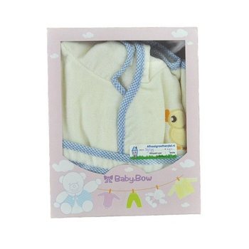 Bērnu Peldmētelis BABY BOW Dzeltens / Zilais