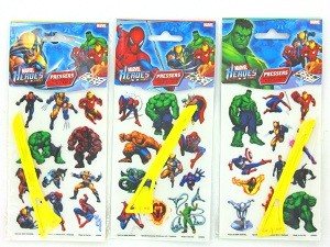 MARVEL HEROES NOBERŽAMĀS UZLĪMES (24 gab.)