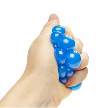 SQUISHY BUMBIŅA - Diametrs: 5 CM - SPILGTU KRĀSU MIX DISPLEJĀ (24 gab.)