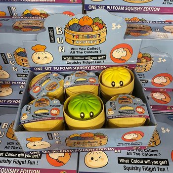 RAGE - Squishy Bun Dumplings LIELI - ONE SET PU FOAM SQUISHY EDITION (12 gab.)