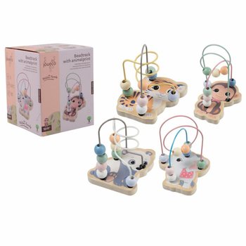 JOUECO® Koka krellīšu labirints Dzīvnieki - No 12 mēnešiem