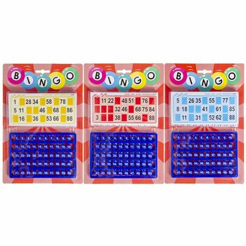 Bingo spēļu komplekts uz kartes (6 gab.)