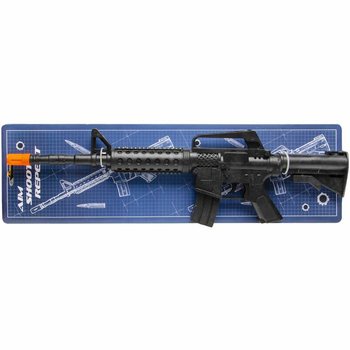 M16 rotaļu &scaron;autene ar klabo&scaron;u skaņu uz kartes (6 gab.)