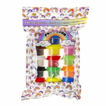 FUN DOUGH - Plastilīns trauciņos (1 iepakojums, 15 gab.)