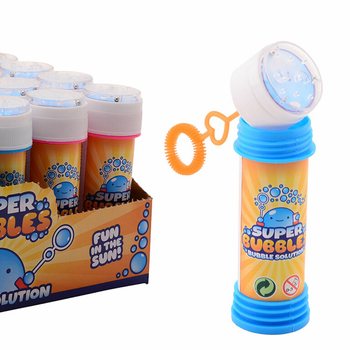 AQUA FUN - ZIEPJU BURBUĻI, 60ML AR PUZLI DISPLEJĀ (24 gab.)