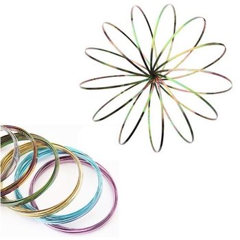 **RAGE 2018** Magic Rings / Flow Rings - Kinetiskais 3D burvju gredzens - MULTI COLOR | UZ KARTES (10 gab.)