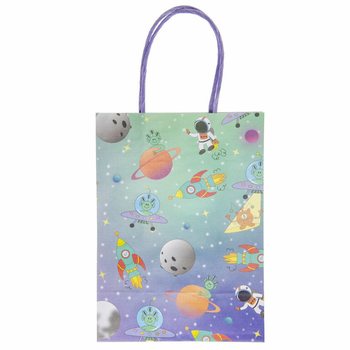 Papīra dāvanu maisiņi Kosmoss - 12 gab.