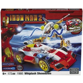 MEGA BLOKS Iron Man 2 Whiplash Showdown Konstruktors - 1980