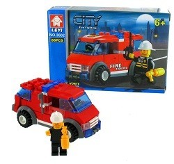 UGUNSDZĒSĒJU BŪVNIECĪBAS BLOKI BRICKS (6 gab.)