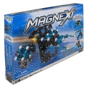 MEGABLOKS MAGNEXT SPACE MISSION JET - 29332 Magnētiskais Konstruktors