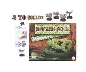 Dinozaura galvaskausa izrakumu komplekts (12 gab.)
