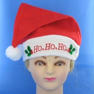 SPĪDO&Scaron;A ZIEMASSVĒTKU CEPURE AR "HO HO HO" (12 gab.)