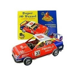 SUPER 3D PUZLE "WORLD RALLY" (6 gab.)