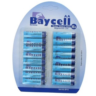 BATERIJAS "BAYCELL" AA - SUPER HEAVY DUTY (10x16 gab.)