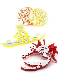 3-D TRANSFORMĒJAMS DISKS (24 gab.)