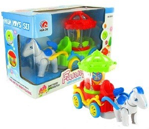 Bump & Go Magic Wagon Zirdziņ&scaron; ar Karieti ar Gaismu un Skaņu