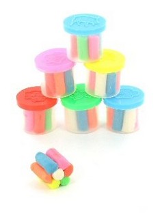 6 Mini Plastilīna Trauciņi Maisiņā (6 gab.)