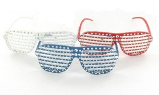 Shutter Shades Brilles ar Bling Bling (10 gab.)
