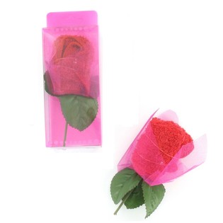 Dvieļu roze dāvanu kastītē (2 gab.)
