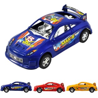 Rotaļu Sacīkšu Automašīna ar Berzes Mehānismu 16 cm (12 gab.)