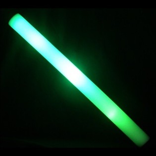 LED Putuplasta Spīdo&scaron;ā Nūjiņa - Zaļa - 45 cm (17 gab.)