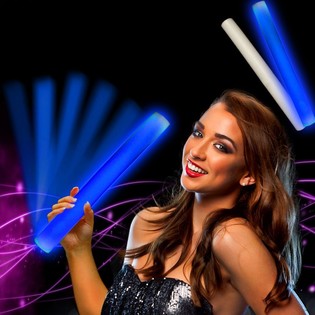 LED Putu Kociņš Zils - Party Stick (24 gab.)