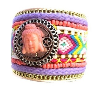 Grezna Ibizas Stila Rokassprādze Multicolor Buddha (1 gab.)