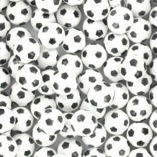 LĒKĀJO&Scaron;Ā BUMBIŅA FUTBOLS 3 CM (100 gab.)