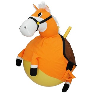 Lēkā&scaron;anas Bumba Zirdziņ&scaron; Jolly Jumper - Oranža (45 cm)