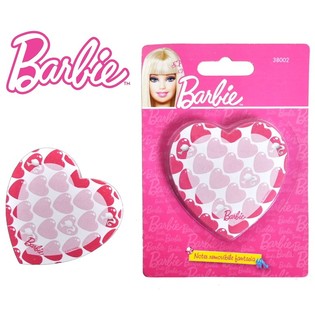 BARBIE PIEZĪMJU BLOCIŅ&Scaron; SIRDS FORMĀ UZ KARTĪTES (6 gab.)