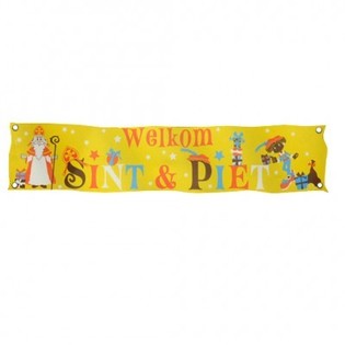 SVEICIENA BANNERIS SINTERKLAAS & PIET XXL 300 X 60 CM (7 gab.)