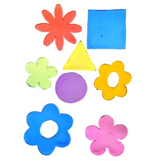 Źelejas Dekoratīvās Uzlīmes Jelly Gems 25 x 16 cm (24 gab.)