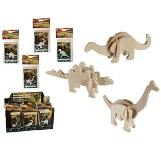 Koka 3D puzle dinozauri displejā (72 gab.)