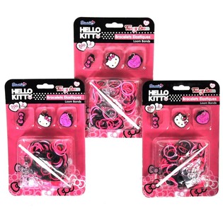 Gumiju rokassprādžu izgatavošanas komplekts ar piekariņiem Hello Kitty (12 gab.)