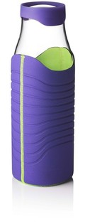 MENU - Dizaina Ūdens Grafīns ar Silikona Vāciņu un Neoprēna Apvalku 1L 25cm (1 gab.)