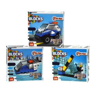 Konstruktora Kluči Bricks - Policijas Sērija (11 gab.)