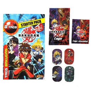 BAKUGAN - Sākuma komplekts 8 žetoni (100 gab.)
