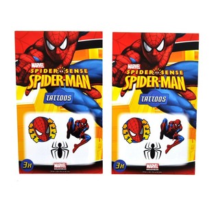 Trīsdaļīgi Marvel tetovējumi - Modelis: Spider-Man (50 gab.)