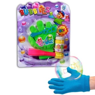 ***GADGET*** MAĢISKIE ZIEPJU BURBUĻI AR CIMDU (12 gab.)